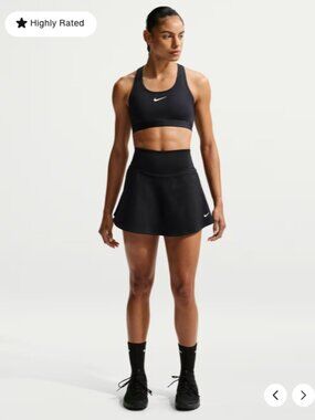 Nike One Women's Dri-FIT Skirt Size S Black